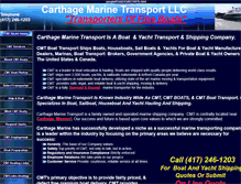 Tablet Screenshot of cmtboattransport.com